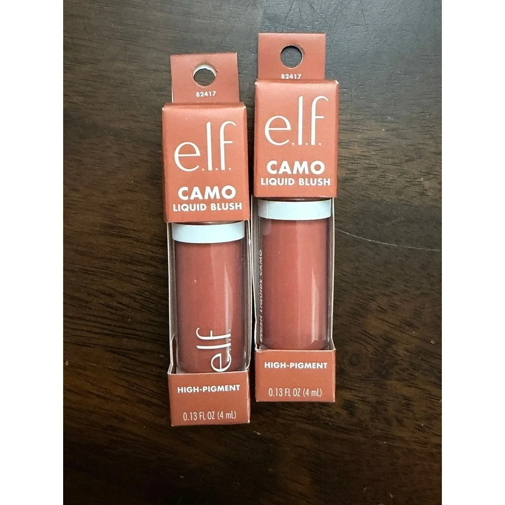 NEW 2 Pack e.l.f. Camo Liquid Blush Suave Mauve 0.13 oz High Pigment Dewy Finish